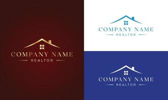 Building and Construction real estate logo design vector