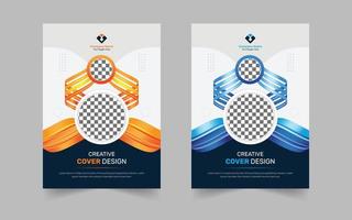 Abstract technology cover design template for book, flyer, brochure, poster, annual report, company profile, catalog in vector