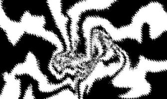 patrón abstracto en blanco y negro como psicodélico vector