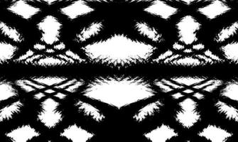 patrón abstracto en blanco y negro como psicodélico vector