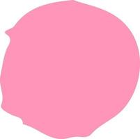Spot pink blot. vector