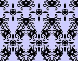 seamless patern of dayak ethnic pattern.traditional Indonesian fabric motif.borneo pattern. vector design inspiration. Creative textile for fashion or cloth