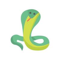 icono de vector animal de serpiente que es adecuado para el trabajo comercial y modificarlo o editarlo fácilmente