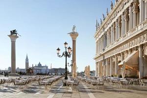 VENICE, ITALY - OCTOBER 17, 2021 View at San Marco square photo