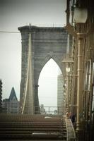 ciudad de nueva york puente de brooklyn estados unidos foto