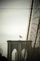 ciudad de nueva york puente de brooklyn estados unidos foto