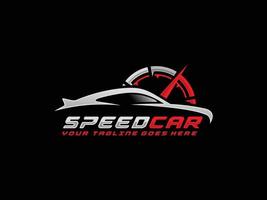 Speed car logo vector. Automotive logo vector