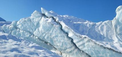 glaciar nevado matanuska en alaska foto