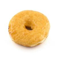 Close donut isolated on white photo