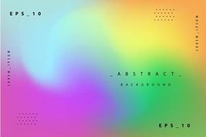 abstract colorful gradient holographic background vector