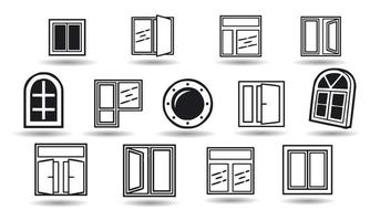 Window icon vector template