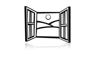 Window icon vector template