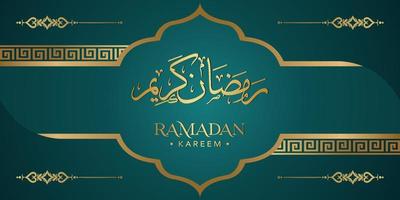 Ramadan Kareem Background Design. Vector illustration for greeting cards, posters and banners