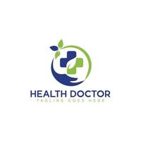 logotipo médico, plantilla de diseño de vector de logotipo de atención médica