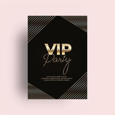 Abstract VIP Gold Card
