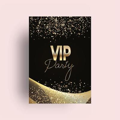 Abstract VIP Gold Card