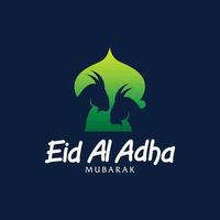 Eid Al Adha vector. Eid Al Adha illustration. Vector graphic of good for Islamic day, eid Mubarak, eid fitr, greeting card, background.