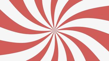 red and white spiral strips background vector