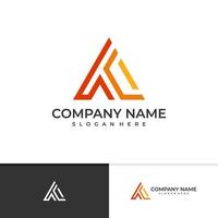 Initial T C I logo design vector template, Creative T C I logo design concepts