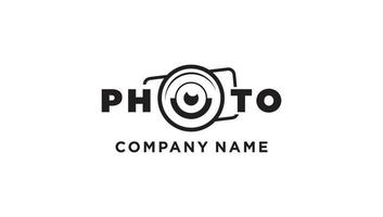 design logo photo company name vector