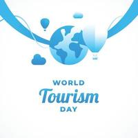 National Tourism Day Design Background For Greeting Moment vector