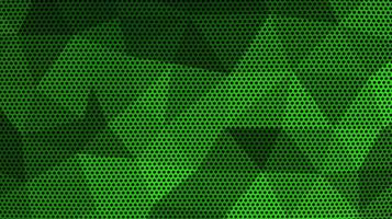Abstract green illustration  with black dot background. photo