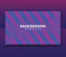 Purple abstract background design template vector