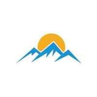 mountain logo icon design template vector