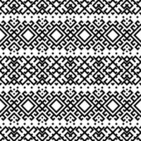 Tribal Ethnic Seamless Patterns Background Texture design vector in black white color