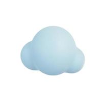 fluffy clouds in the sky. 3D illustration. photo