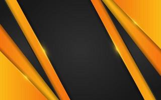 Abstract orange background. Geometric element design with lines glowing vector