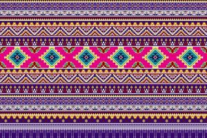 diseño de patrones étnicos geométricos abstractos de ikat. tela azteca alfombra mandala ornamento étnico chevron textil decoración papel tapiz. tribal boho nativo étnico pavo tradicional bordado vector