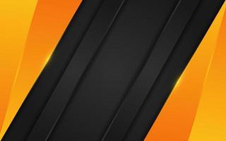Abstract orange background. Geometric element design with lines glowing vector