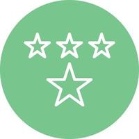 Rating star Isolated Vector icon which can easily modify or edit
