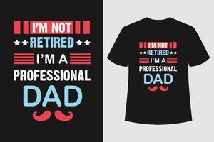 Fathers Day tshirt graphic design vector