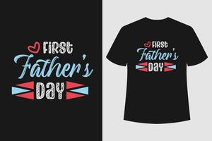 Fathers Day tshirt graphic design vector