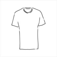 dibujo vectorial de camiseta vector