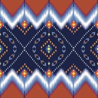 Abstract ethnic ikat seamless pattern,strip pattern,Figure tribal , folk embroidery,Thai,indian,oriental traditional,Aztec geometric art ornament design for fabric,carpet,textile,wallpaper,chinaware. photo