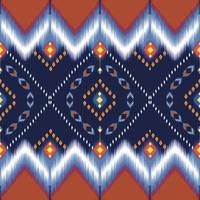 Abstract ethnic ikat seamless pattern,strip pattern,Figure tribal , folk embroidery,Thai,indian,oriental traditional,Aztec geometric art ornament design for fabric,carpet,textile,wallpaper,chinaware. photo