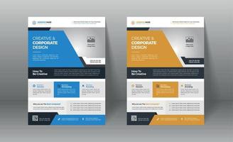 New Modern Corporate Business Flyer Template Free Vector