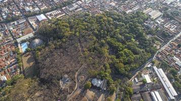 Aerial view of Passos city photo