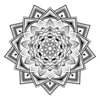 Floral mandala background design art vector