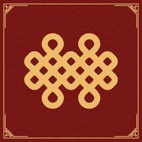 Background template with chinese patterns vector
