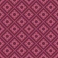 monochrome asain fabric pattern vector