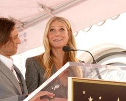 LOS ANGELES, DEC 4 - Brad Falchuk, Gwyneth Paltrow at the Ryan Murphy Star Ceremony on the Hollywood Walk of Fame on December 4, 2018 in Los Angeles, CA photo