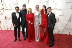 LOS ANGELES, MAR 27 - CODA, Eugenio Derbez, Troy Kotsur, Marlee Matlin, Emilia Jones, Amy Forsyth, Daniel Durant at the 94th Academy Awards at Dolby Theater on March 27, 2022 in Los Angeles, CA photo