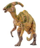 dinosaurio parasaurolophus sobre fondo blanco png