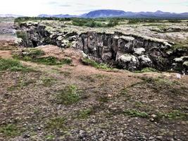 A view of Iceland near Reykjavik photo