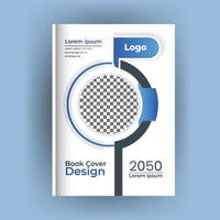 Corporate business book cover and annual report design vector