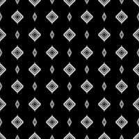 Ikat seamless pattern such as cloth, curtain, textile wallpaper, surface texture background design. vector